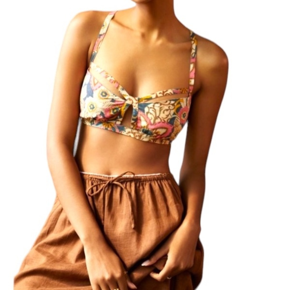 Anthropologie Pilcro Surf Bralette Top